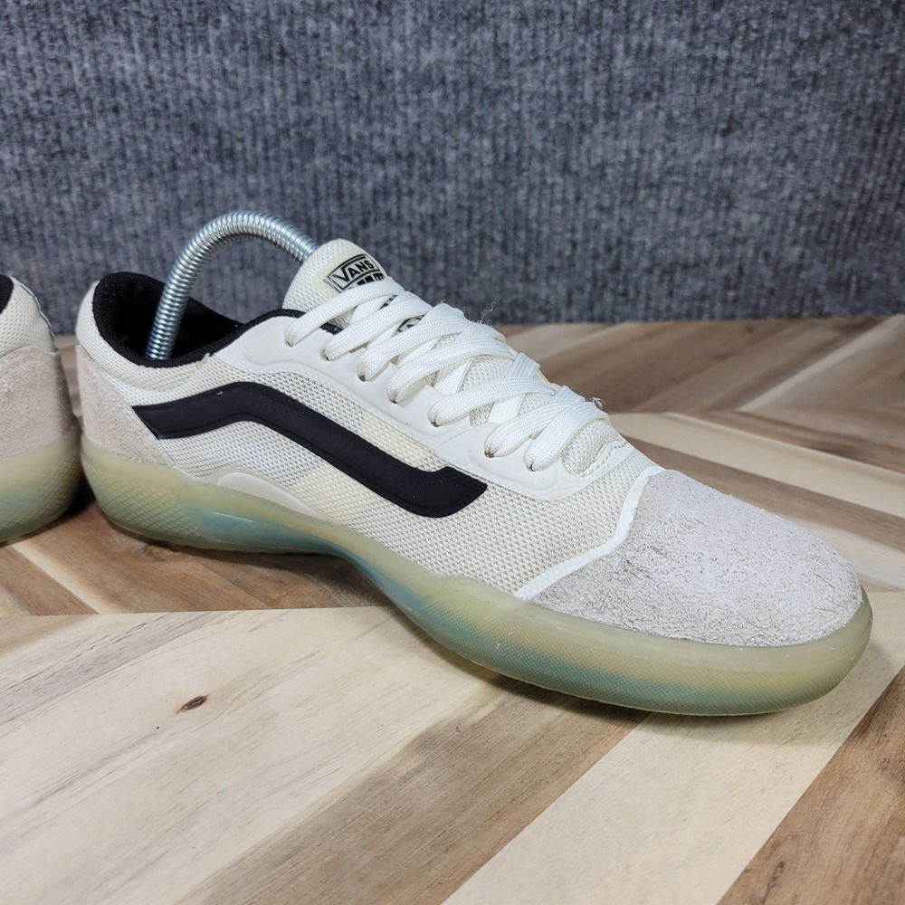 Vans AVE Pro Blanc De Blanc Clear Skate Shoes Mens 7.5 VNOA4BT7UY6 Suede Low Top - Picture 6 of 13